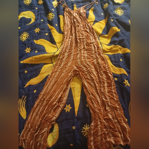 Treasure & Bond Girl's Boho Print Jumpsuit - Picture 1 of 3